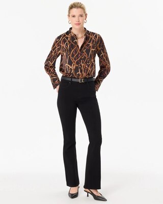 Petite High-Rise Flare Jean click to view larger image.