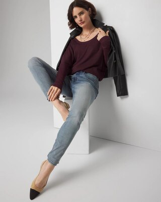 Long Sleeve Ribbed Tunic click to view larger image.