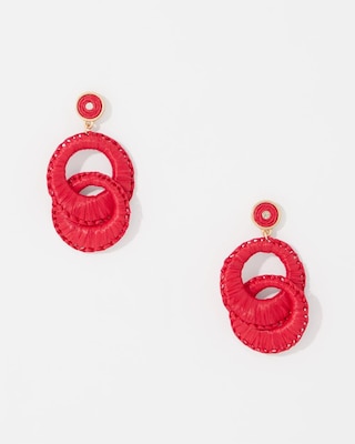 Raffia Drop Earrings click to view larger image.