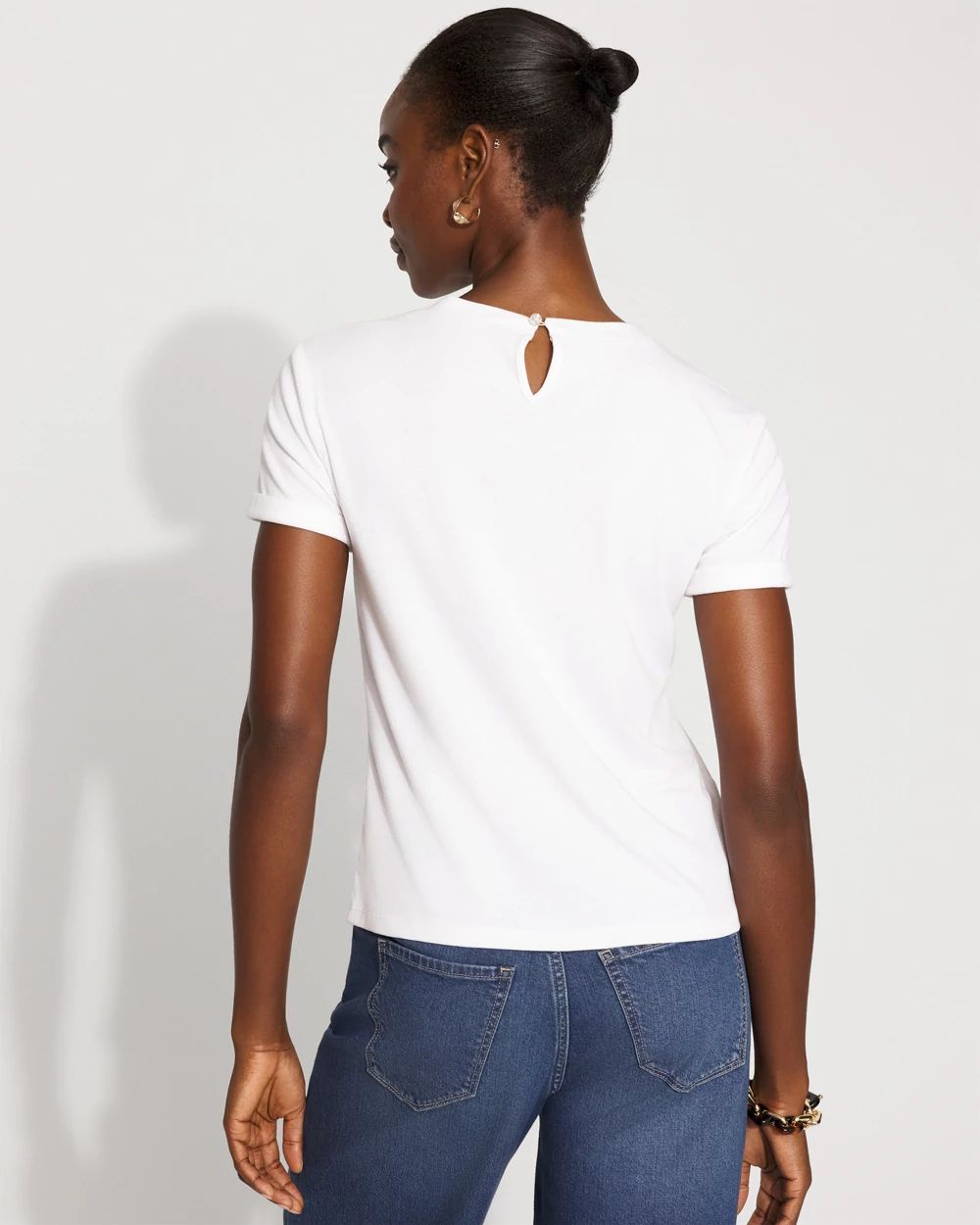 Easy Crewneck Tee click to view larger image.