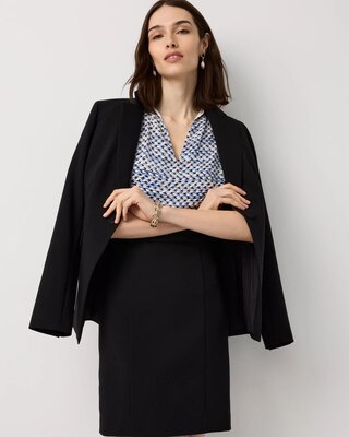 V-neck Sheath Dress click to view larger image.