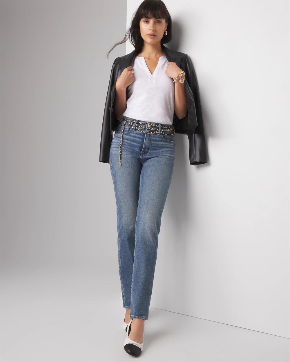 Pleated Sleeve Tee click to view larger image.