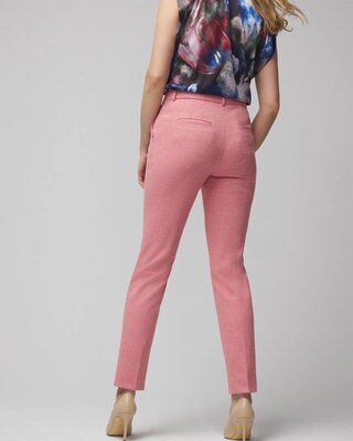 Curvy Elle Slim Ankle Brushed Ponte Pant