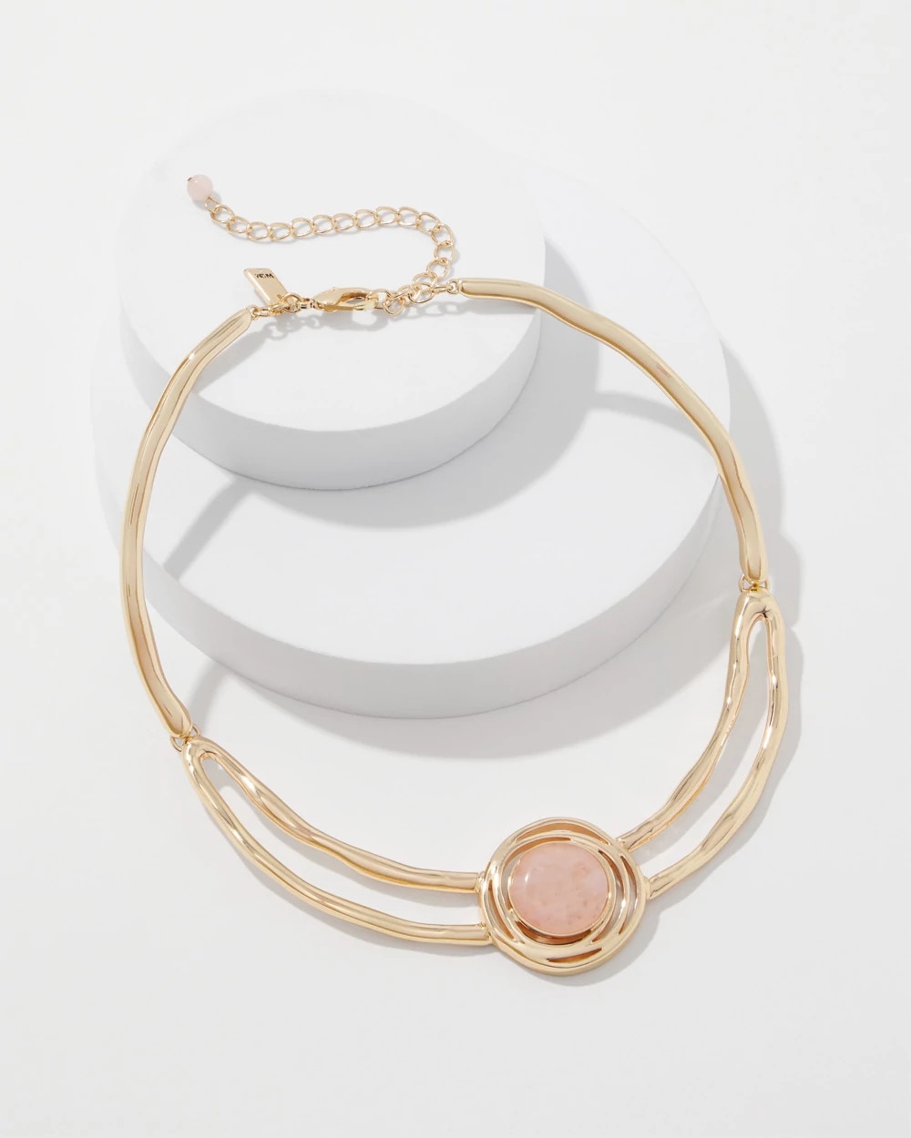 Rose Quartz Collar Necklace