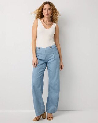 Wide Leg Featherweight Trouser Jean