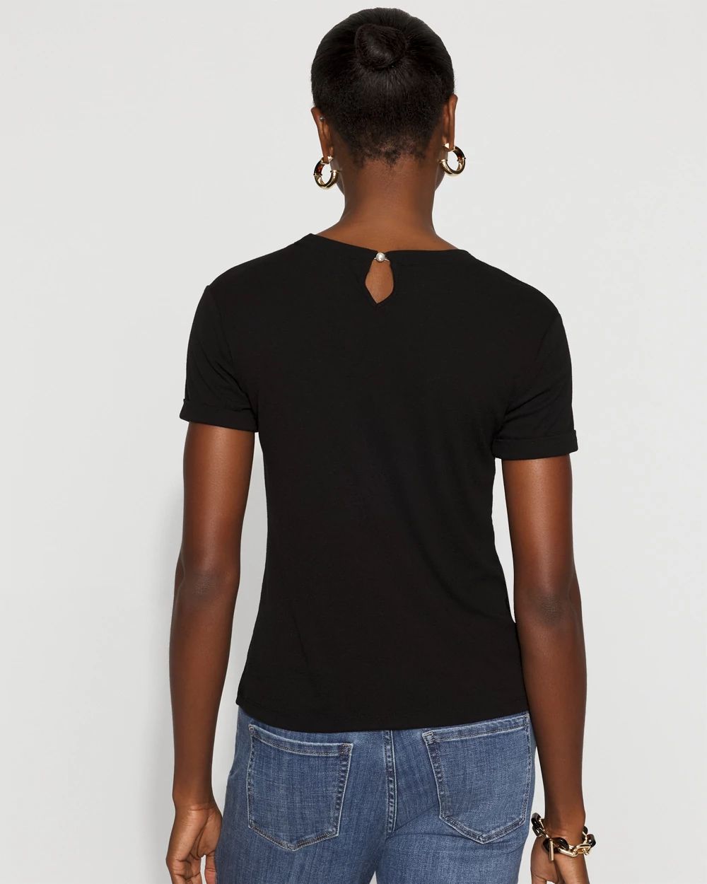 Easy Crewneck Tee click to view larger image.