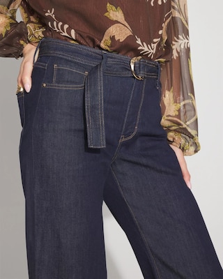 High-Rise Belted Wide-Leg Jean click to view larger image.