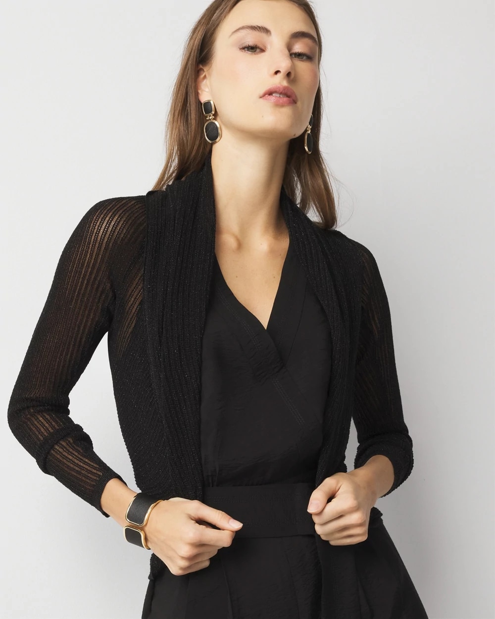 Ribbed Sweater Shrug
