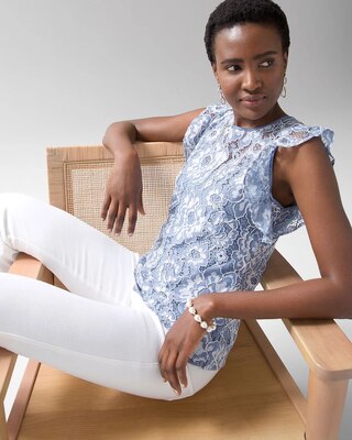 Sleeveless Lace Top