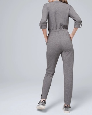 Zip-Front Soft Jumpsuit
