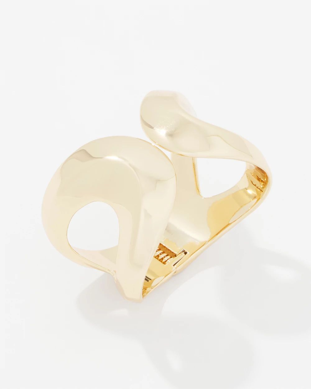 Gold Sculptural Cuff