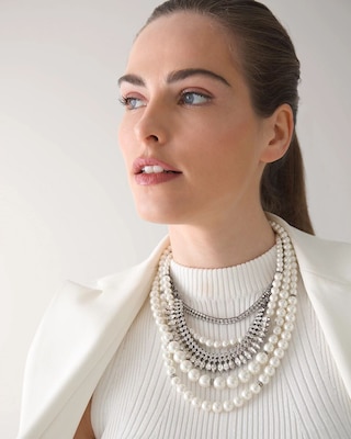 Pearl Convertible Multi-Strand Necklace