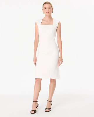 Square Neck Sheath Dress