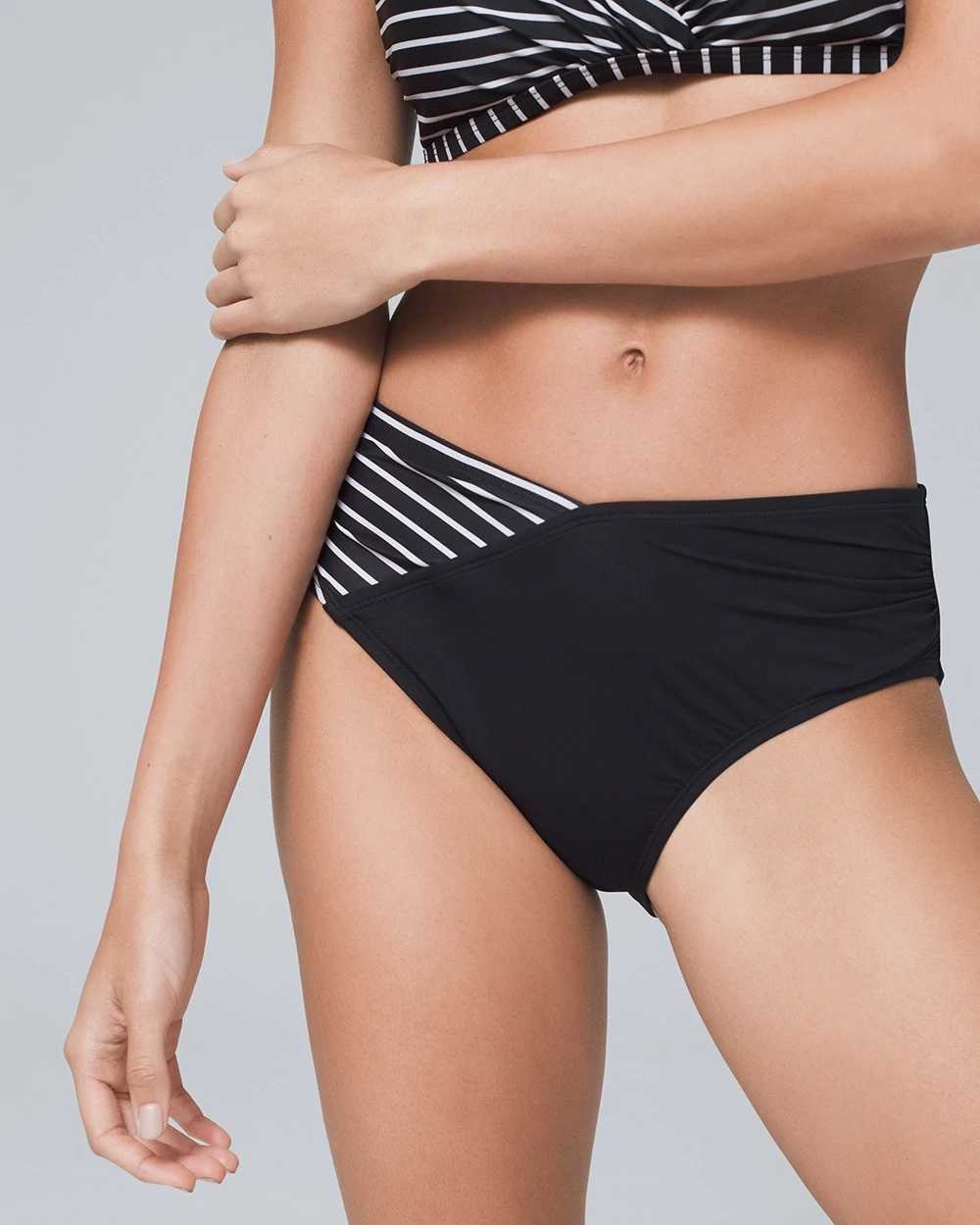Black and white swim bottoms new arrivals