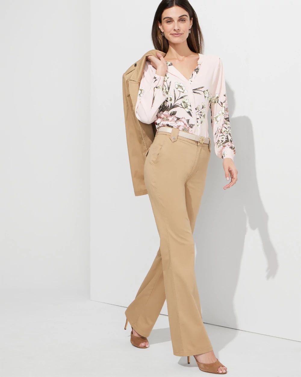 Outlet WHBM Soft Button-Down Shirt