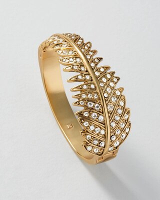 Feather & Crystal Cuff
