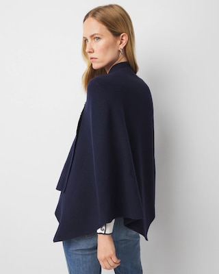 Button Wrap Poncho click to view larger image.