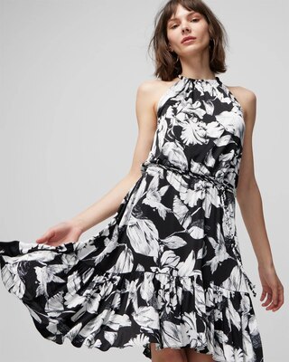 Slinky Knit Halter Dress