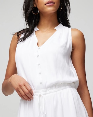 Drawstring Mini Dress