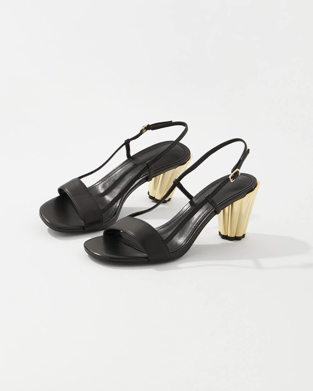 Leather Heeled Sandal