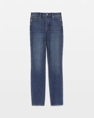 Curvy High-Rise Straight Jeans click to view larger image.