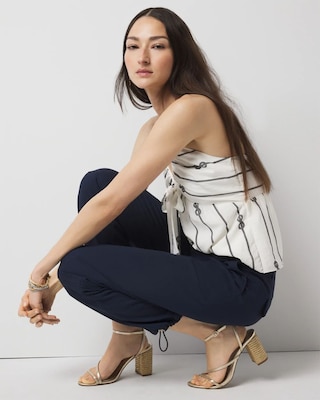Petite High-Rise Pret Relaxed Utility Ankle Pant click to view larger image.
