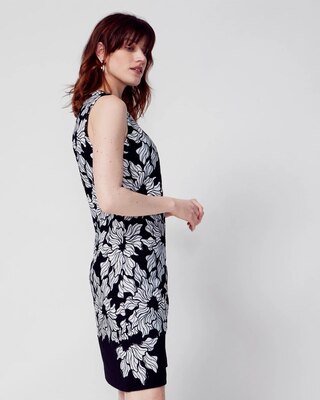 Mixed Lace Shift Dress