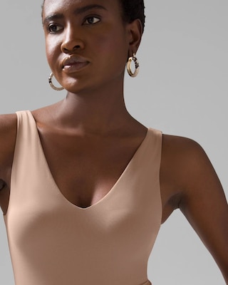 WHBM FORME™ All Ways Stretch Dual Neck Tank click to view larger image.