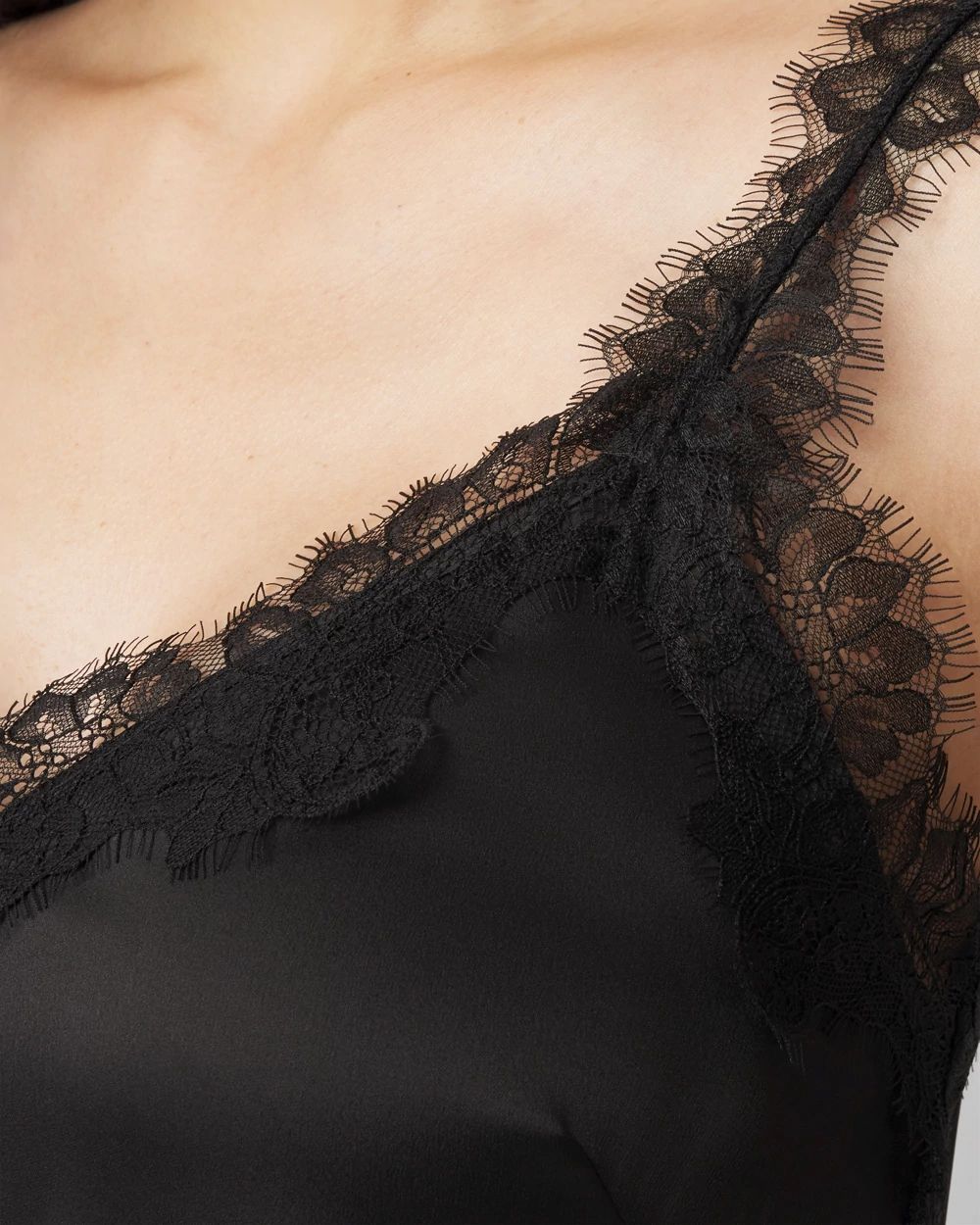 Lace-Trimmed Cami
