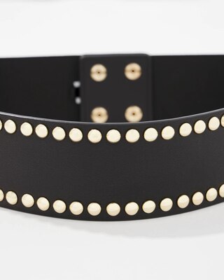 Gold Studded Waist Belt click to view larger image.