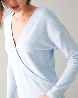 Knit Surplice Top