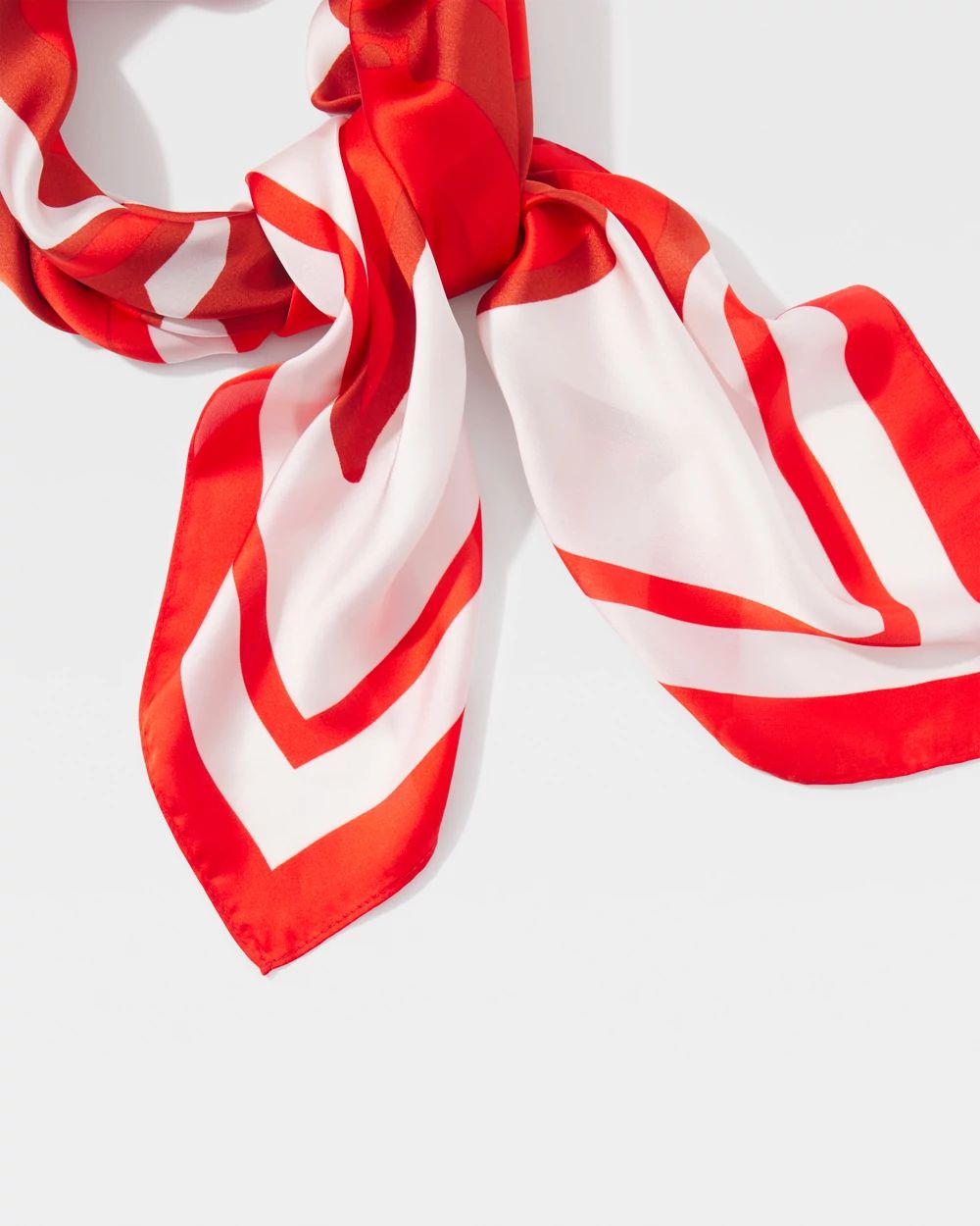 Floral Print Square Scarf