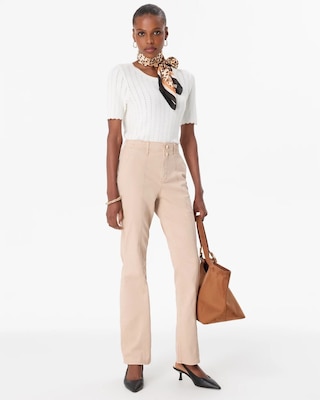 Pret Seamed High-Rise Bootcut Jean click to view larger image.