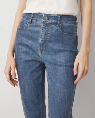 Clear Coated Extra High Rise Elongated Slim Jean click to view larger image.