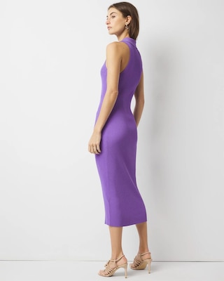 Henley Sweater Dress click to view larger image.