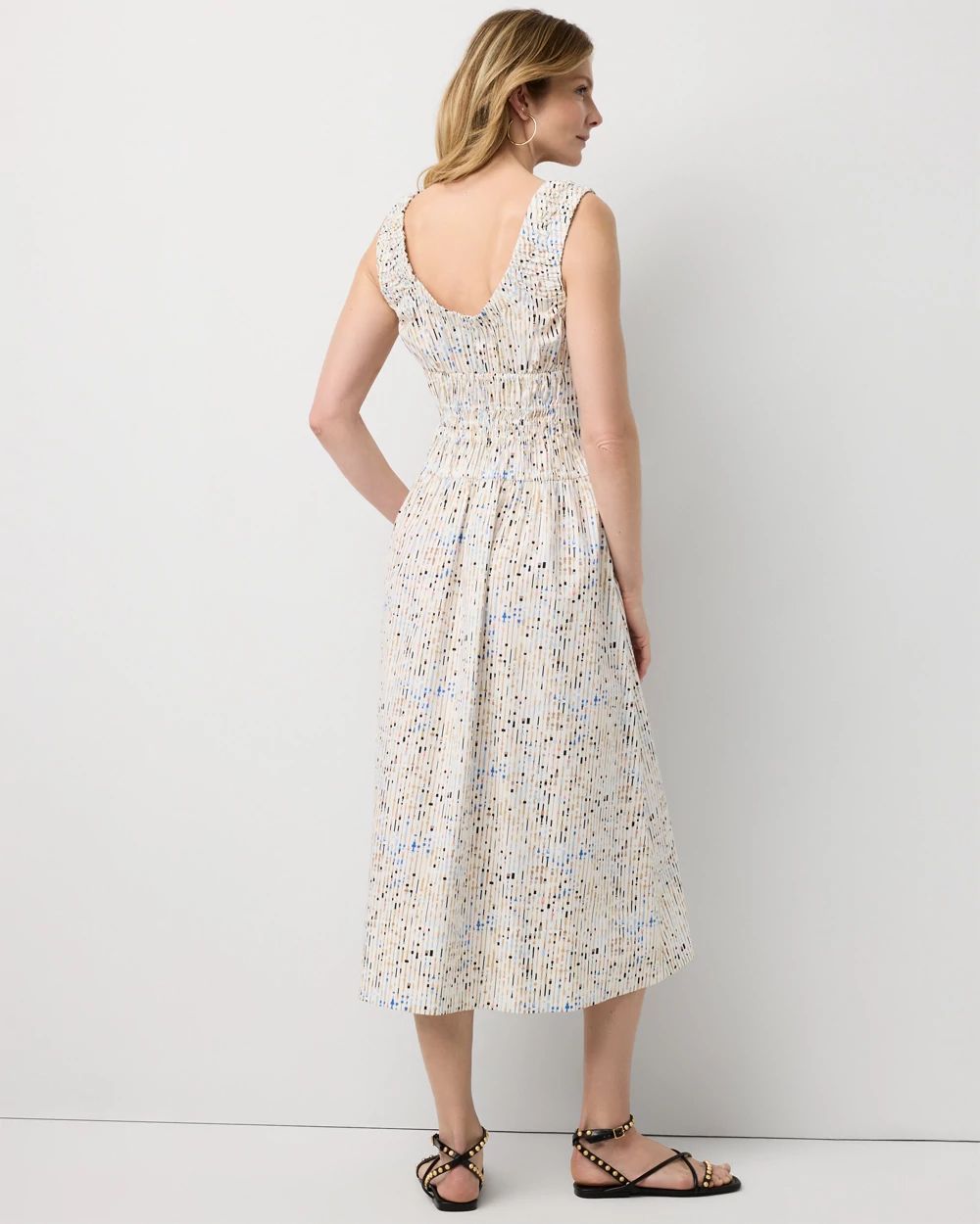 Ruched Tank Midi Dress click to view larger image.