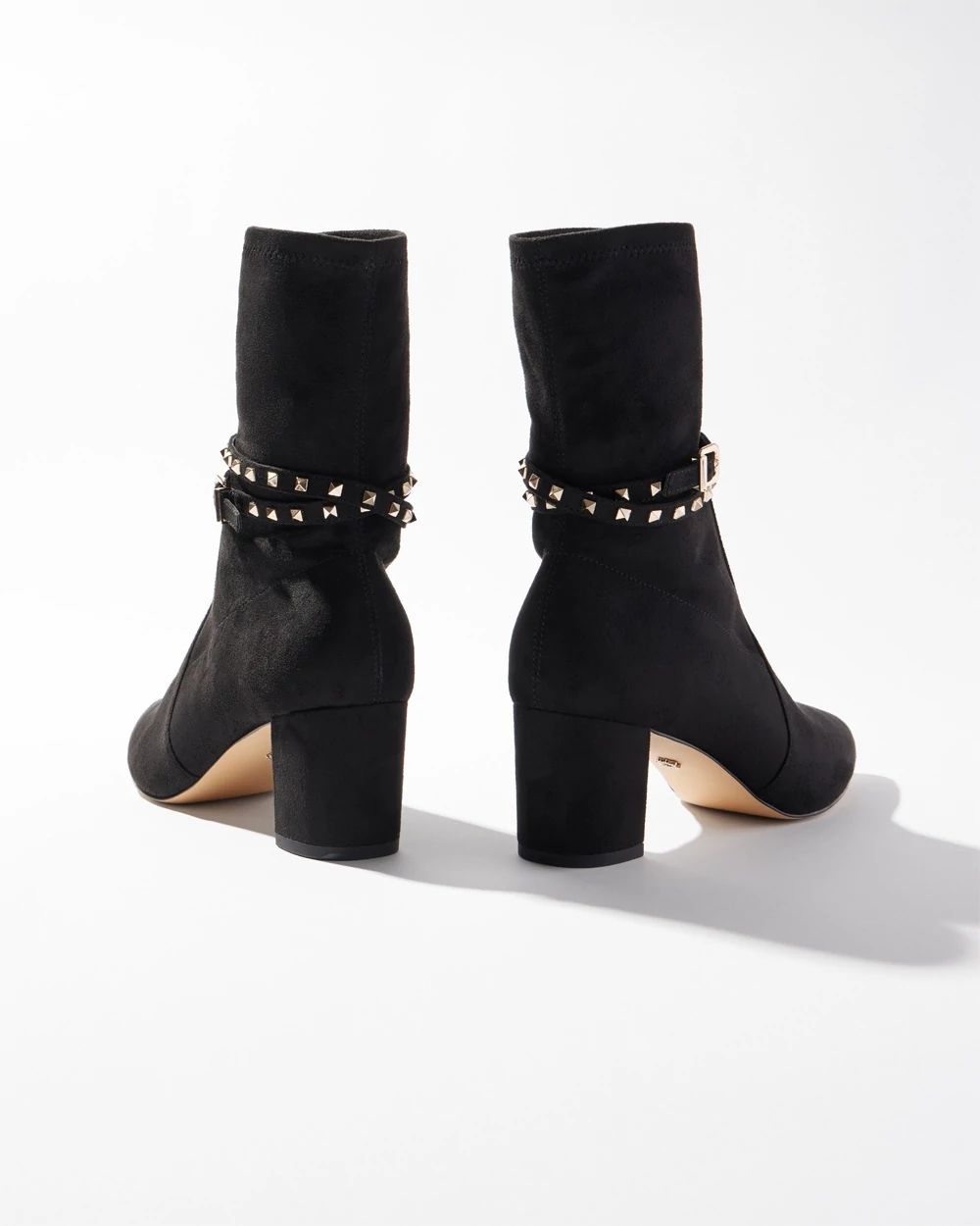 Removable Strap Suede Sock Boot
