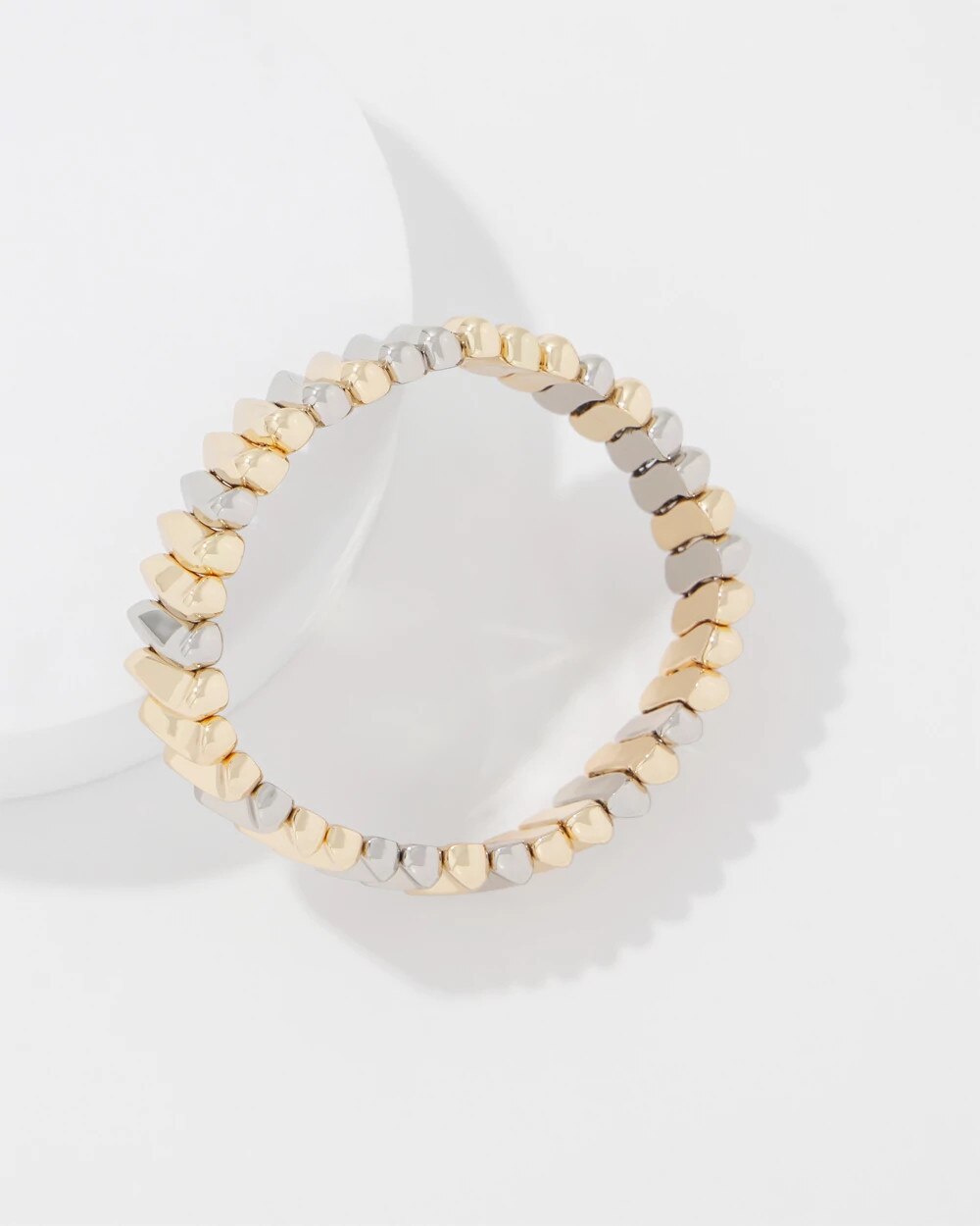 Sculptural Wave Stretch Bracelet