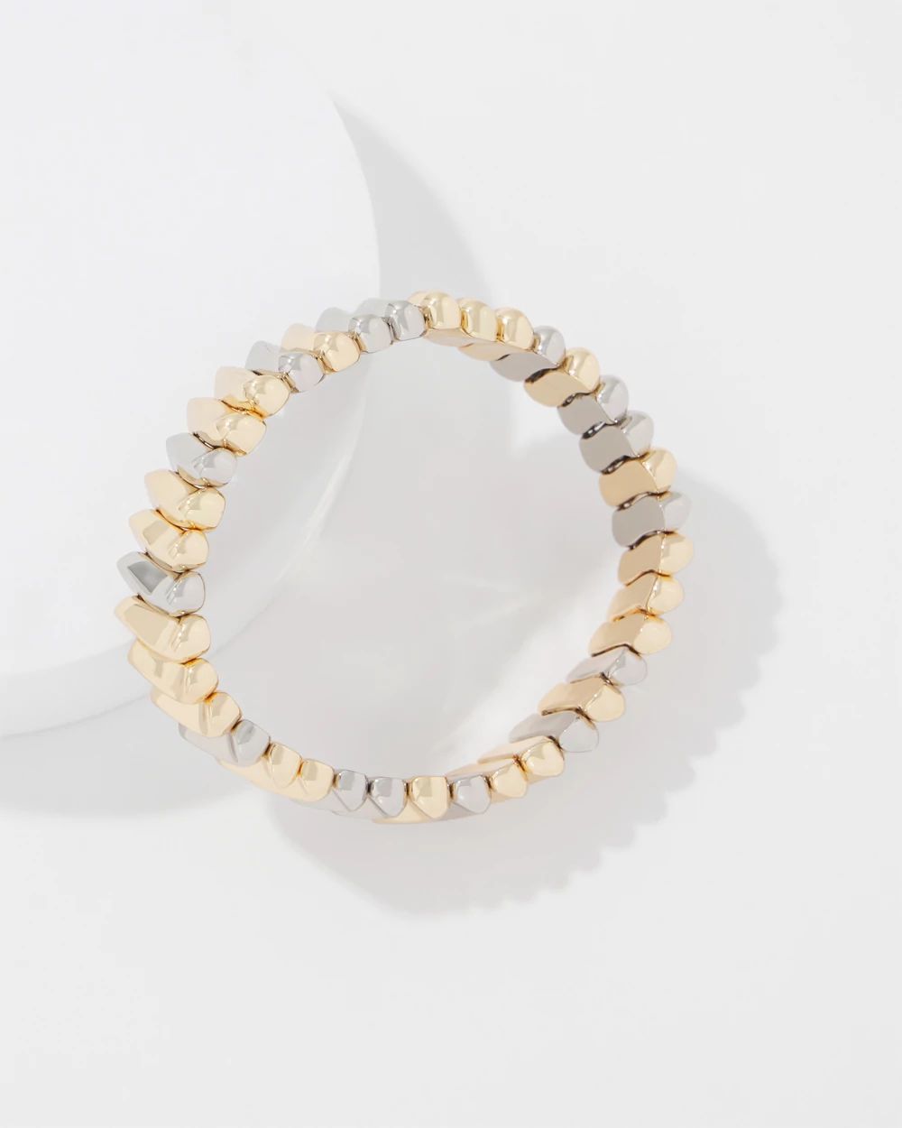 Sculptural Wave Stretch Bracelet