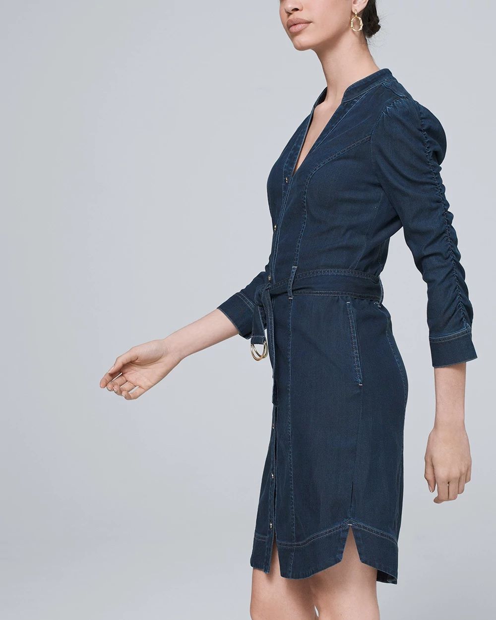 Petite Ultra-Soft Denim Dress
