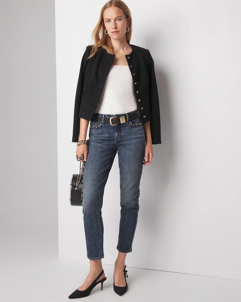 WHBM® FORME Square-Neck Top