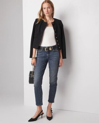 WHBM® FORME Square-Neck Top click to view larger image.