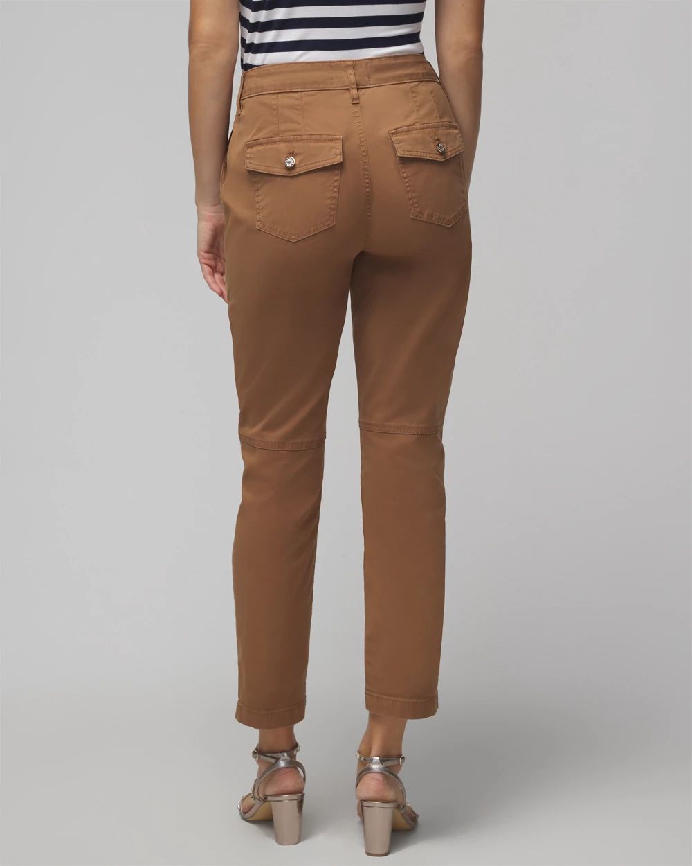 High-Rise Pret-A-Jet Slim Ankle Pants click to view larger image.