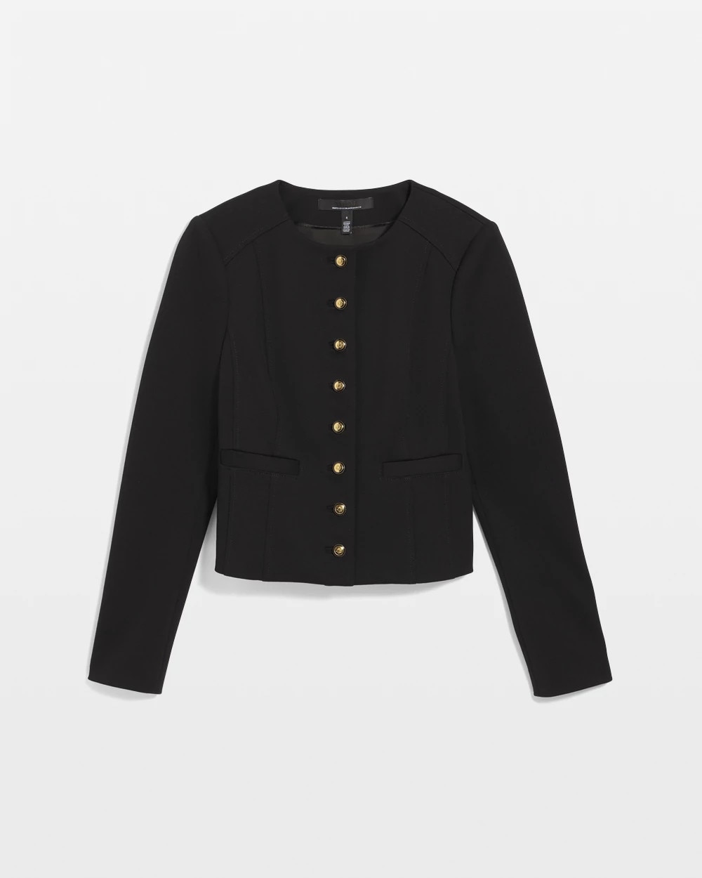 Petite Crop Luxe Stretch Jacket