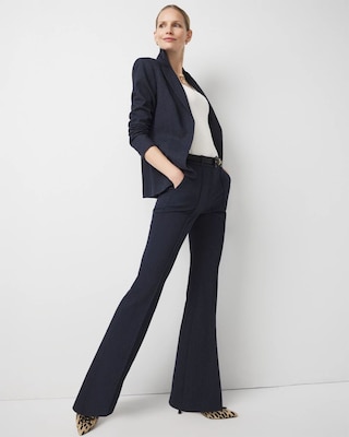 High Rise Denim-Look Piper Flare click to view larger image.