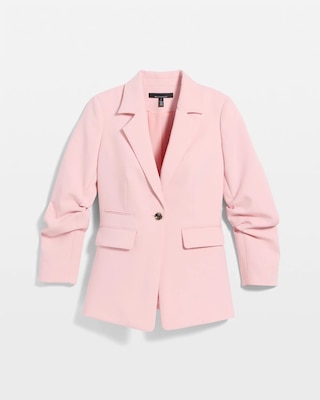 Ruched Sleeve Blazer click to view larger image.