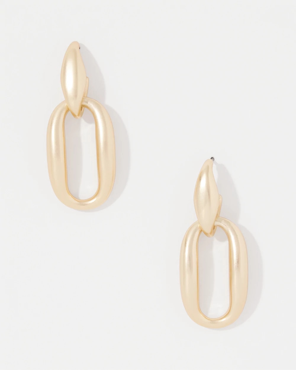 Pillowy Links Drop Earrings - image 1