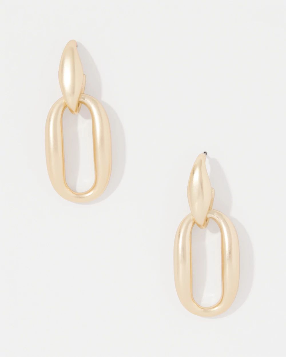 Pillowy Links Drop Earrings