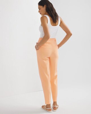 Belted Tapered Ankle Fluid Pant click to view larger image.