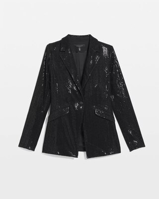 WHBM®  One-Button Sequin Blazer